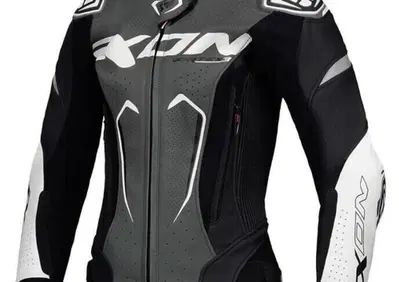 Giacca moto donna pelle Ixon Vortex 3 Nero Antraci - Annuncio 9472513