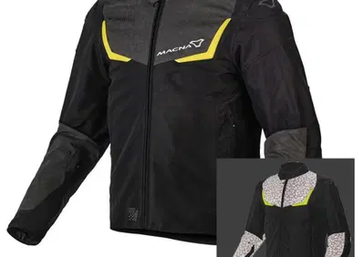 Giacca moto touring Macna Durago WP Night Eye Gial - Annuncio 9853537
