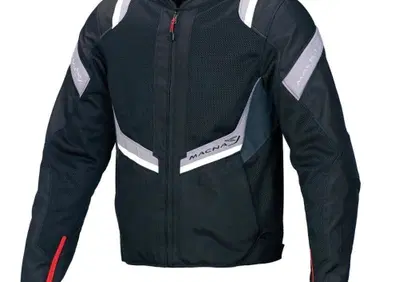 Giacca moto estiva Macna Flare nero grigio chiaro - Annuncio 9709628