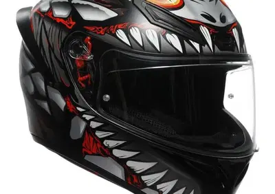 Casco Integrale AGV K1 S Lyzard Opaco Nero Grigio - Annuncio 9888166