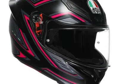 Casco Integrale AGV K1 S Sling Opaco Nero Rosa - Annuncio 9888167