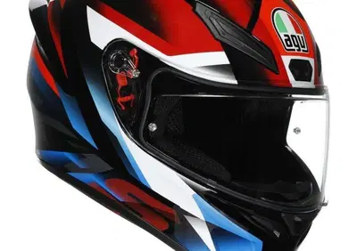 Casco Integrale AGV K1 S Fastlap Nero Rosso Blu - Annuncio 9888170