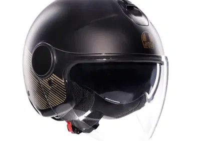 casco jet AGV Eteres Ponza nero bronzo - Annuncio 9574578