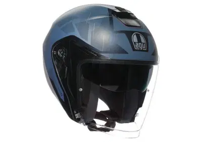 Casco Jet AGV Irides Trieste Blu Opaco Grigio - Annuncio 9899376