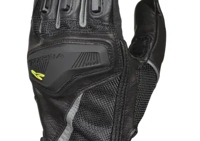 Guanti moto in pelle estivi Macna Ozone nero - Annuncio 9843196