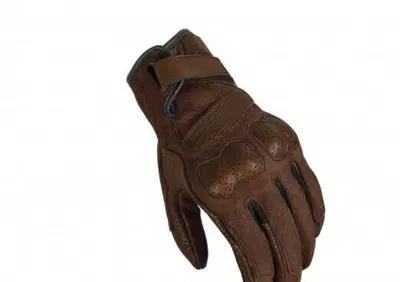 Guanti moto pelle estivi Macna Bold Nero Marrone - Annuncio 9843207