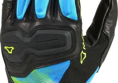 Guanti moto estivi Macna Haros Nero Blu Giallo flu - Annuncio 9843230