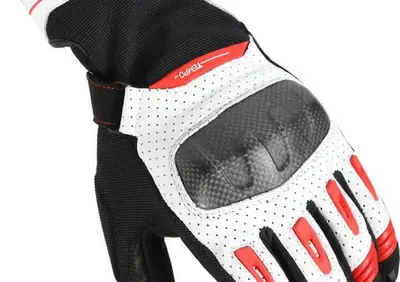 Guanti moto estivi Macna Tempo Nero Bianco Rosso - Annuncio 9843234