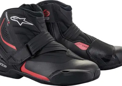 Scarpe moto Alpinestars SMX-1 R V2 Nero Rosso - Annuncio 8981287