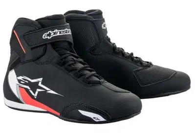 Scarpe moto Alpinestars SEKTOR Nero Bianco Rosso F - Annuncio 9151935