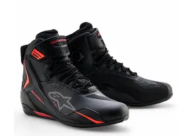 Scarpe Moto Alpinestars Faster 4 Drystar Rosso Flu - Annuncio 9836633