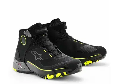 Scarpe Moto Alpinestars CR-X Drystar Grigio Giallo - Annuncio 9836638