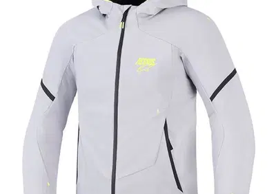 Giacca Moto Alpinestars Aeroshell WP Grigio Chiaro - Annuncio 9837894