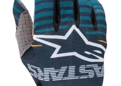 Guanti cross Alpinestars RADAR Blu petrolio Blu na - Annuncio 9843389