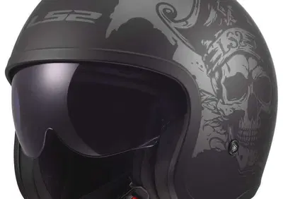 Casco Jet LS2 OF599 Spitfire II Willy Nero Grigio - Annuncio 9858945