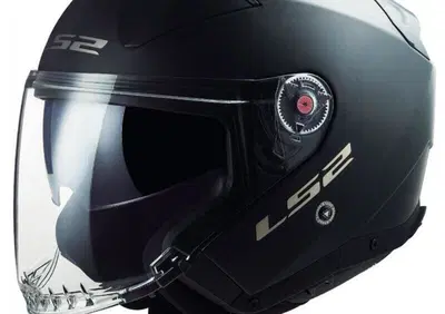 Casco Jet LS2 OF603 INFINITY II SOLID in fibra Ner - Annuncio 9424087