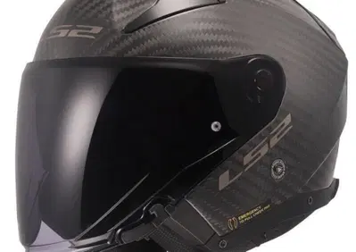 Casco Jet LS2 OF603 Infinity 2 Carbon Solid opaco - Annuncio 9852417