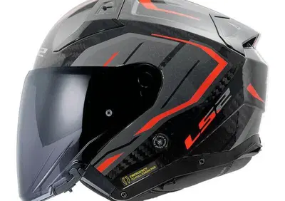 casco jet LS2 Infinity 2 Urus in carbonio rosso - Annuncio 9941787