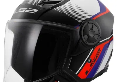 Casco Jet LS2 OF616 Airflow 2 Rush bianco blu ross - Annuncio 9344898