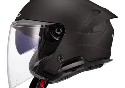 casco jet LS2 Verso 2 nero opaco - Annuncio 9708291