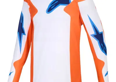 Maglia Cross Alpinestars Fluid Grid Arancione Blu - Annuncio 9910885