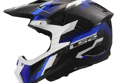 Casco Cross LS2 MX703 X-Force Phantom Blu Bianco I - Annuncio 9891648