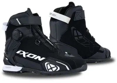 Scarpe moto donna Ixon BULL 2 WP LADY Nero Bianco - Annuncio 9472569