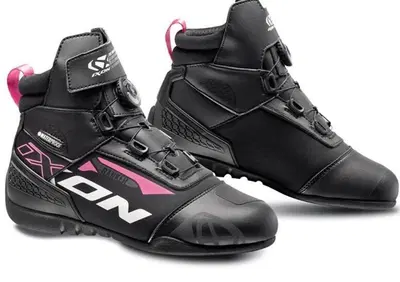 Scarpe moto Ixon RANKER WP LADY Nero Bianco Fucsia - Annuncio 9456096
