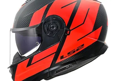 casco modulare LS2 Strobe II Code Nero Rosso - Annuncio 9597805