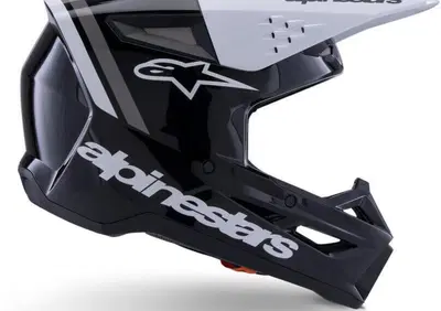 Casco Cross Alpinestars SM3 Radium Nero Bianco Gri - Annuncio 9910920