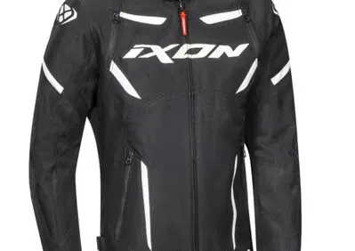 Giacca moto Ixon STRIKER Nero Bianco - Annuncio 9960080