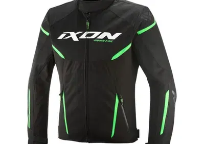 Giacca Moto Estiva Ixon Striker 2 Air WP Nero Verd - Annuncio 9961873