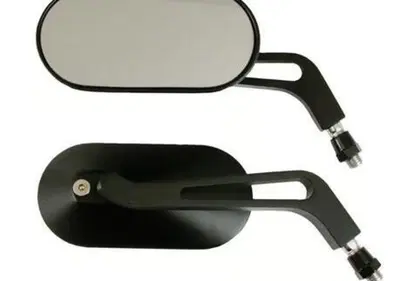 Specchietti Oval neri venduti in coppia Motorcycle  - Annuncio 9964627