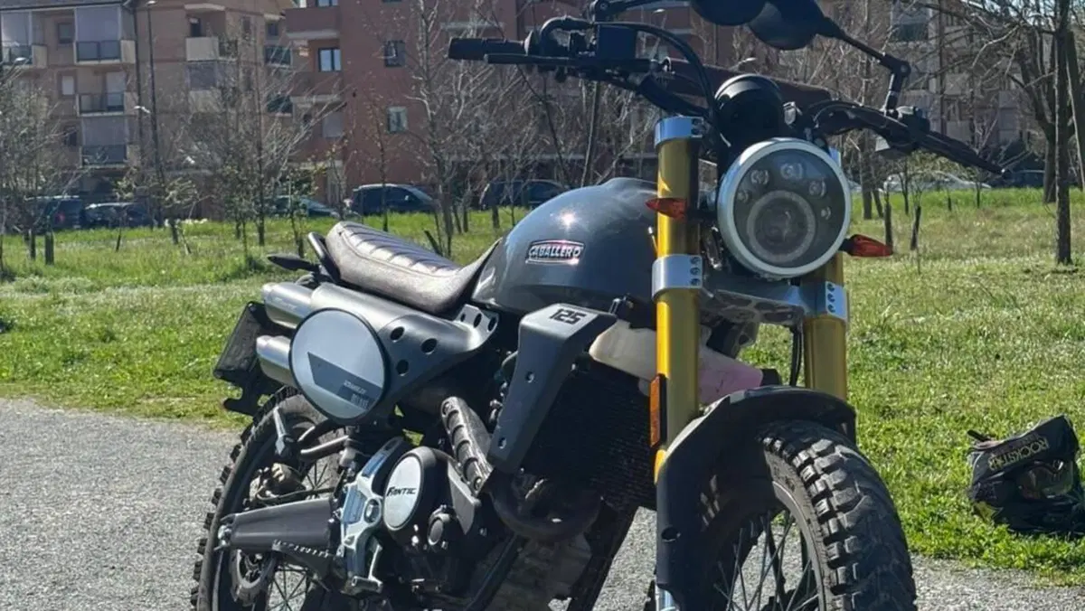 Fantic Motor Caballero 125 Scrambler Deluxe (2021 - 23)  (7)