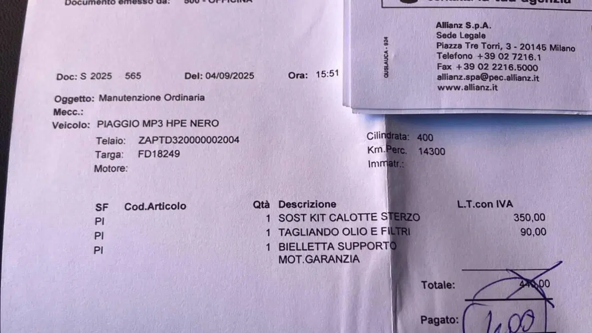Piaggio MP3 400 ABS Hpe (2023 - 25)  (6)