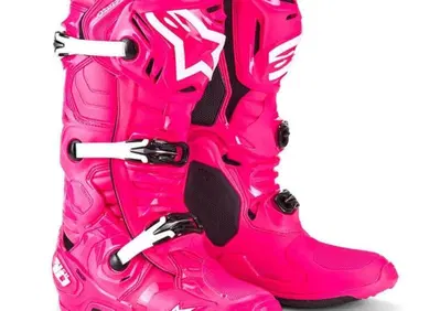 Stivali Cross Donna Alpinestars Tech 10 Rosa Bianc - Annuncio 9976316