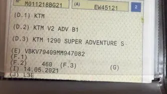 KTM 1290 Super Adventure S (2021) usata