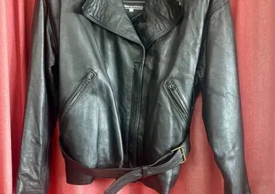 Giacca Pelle PITTI "Chiodo" - Taglia L - Nuova con - Annuncio 9983154