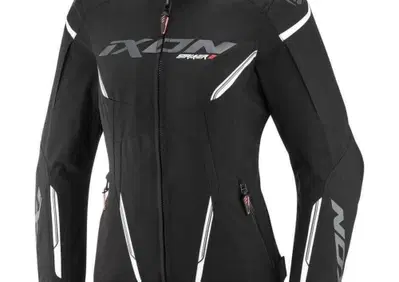 Giacca Moto Donna Ixon Striker 2 Lady Nero Bianco - Annuncio 9961882