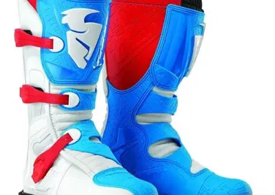 Stivali Motocross Thor Blitz S5 – Azzurro/Bianco/R - Annuncio 9986264