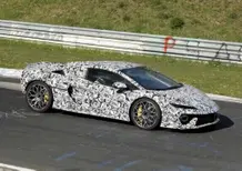 Lamborghini Temerario Spyder, primo avvistamento al Nürburgring: la V8 ibrida si scopre