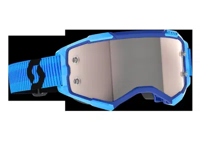 Occhiali cross Scott Fury Blu Nero lente argento c - Annuncio 9386400