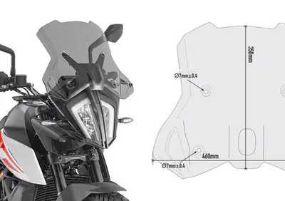 Cupolino fumè Givi 7710D per KTM - Annuncio 8981349