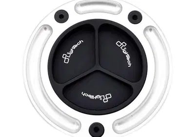 Tappo Serbatoio Lightech TF23 nero argento per Kaw - Annuncio 8883572