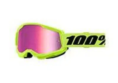 Occhiali Cross 100% Strata 2 Neon Giallo Lente Spe  - Annuncio 9163113