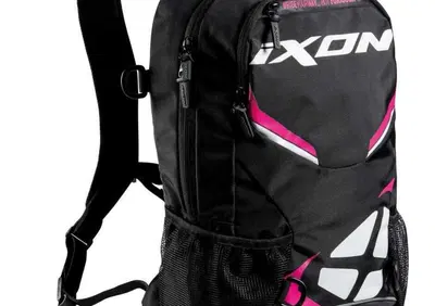 Zaino moto Ixon R-TENSION 23 nero bianco fucsia - Annuncio 9837917