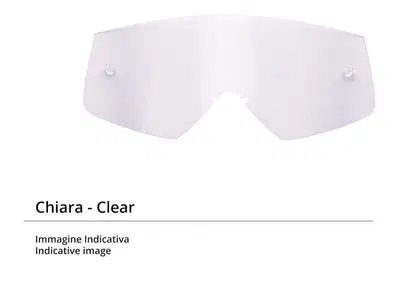 Ricambio lente chiara antifog per occhiali cross S  - Annuncio 8962699