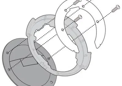 GIVI BF20 Flangia specifica per borse serbatoio Ta - Annuncio 9570096