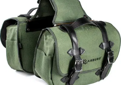 Coppia borse laterali Carburo Matrix Verde Militar  - Annuncio 8989476