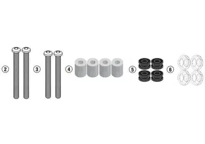 kit attacchi Givi D7056KIT per SYM Cruisym 300 (17 - Annuncio 8989533